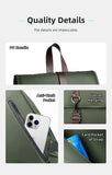 HK Men's Fashion 15.6" Laptop Backpack Waterproof Work Backpacks Teenage Student Charging Travel Shoulder Bag Women's Backpack