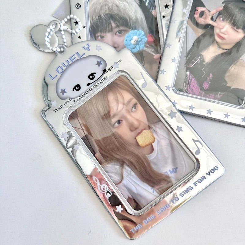 Idol Photocard Holder Photo Album pc holder kpop Protector Sleeves Keychain for Bag Poka Supplies Photo Decoration Cardholder