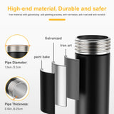 1-3M Secure Pipe Stair Handrails Staircase Indoor Outdoor Wall Balustrade Non-Slip Industrial Galvanized Steel Pipe Wall-Mounted