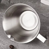100ML Espresso Extraction Cup 304 Stainless Steel with Scale Thickened Exquisite Ounce Coffee Cup Home Kitchen Cafe Accessories