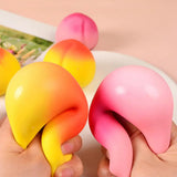Peach stress-relieving toys – Slow Rising Stress Relief for Kids & Adults, Squeeze Anti-Anxiety Sensory Fidget Toy