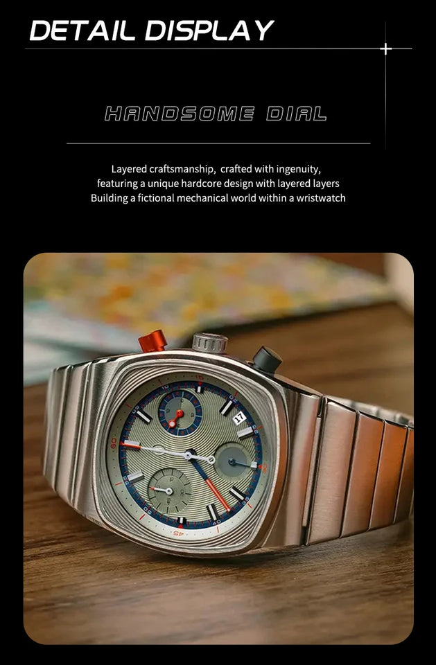 CILOA man vintage high-end Men automatic mechanical men's watches for men elegant Gifts male waterproof steeldive Men's watch