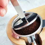 Stainless Steel Stand Tamper Spoon Tools 2 In 1 Coffee Scoop Portable Coffee Powder Measuring Scoops