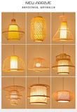 Bamboo Artwork Chandelier Lantern Tea Room Restaurant Restaurant Hot Pot Restaurant Japanese Style Retro Zen