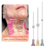 10/20 Pcs Pack Mono Screw Cog PDO Threads 29g 30g 19g 18g 21g Practice Veterinary Human Face Lift Threads PDO