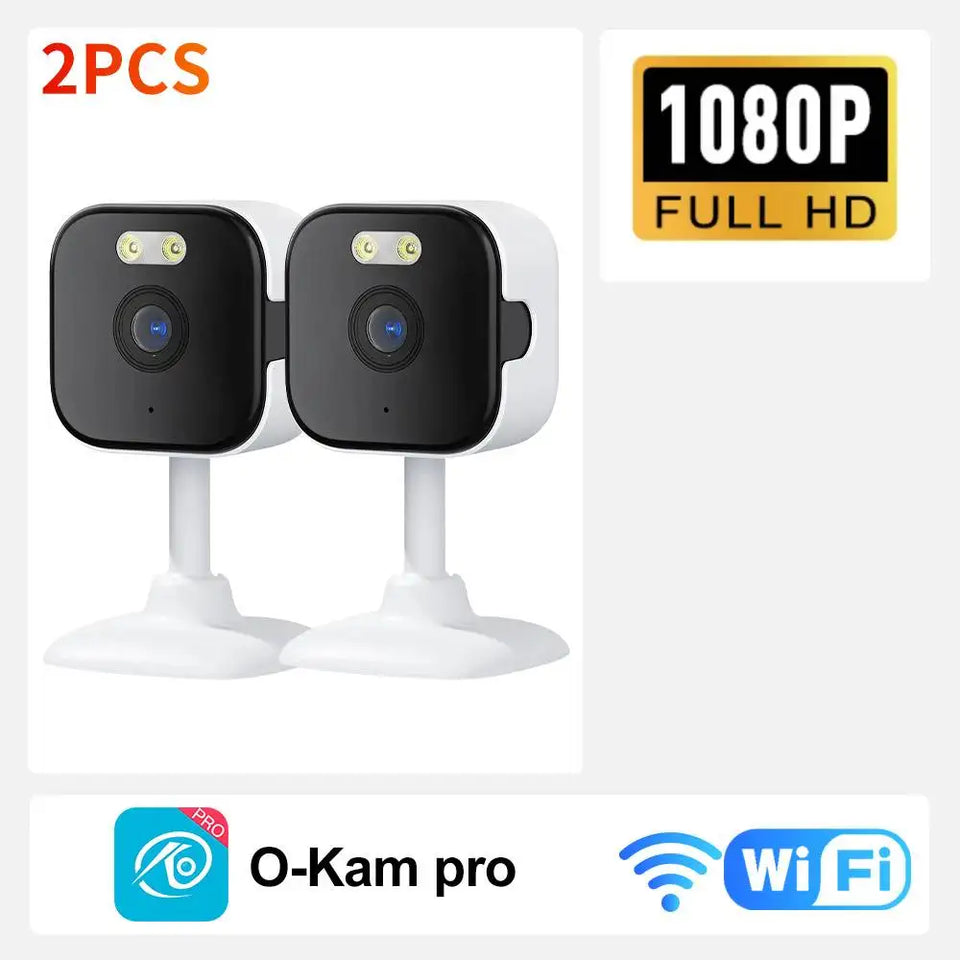 5MP HD Wifi Security Camera Mini Indoor Home Surveillance Camera Night Vision Two Ways Audio Human Detection O-KAM APP 5G IP CAM