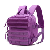 Mini Tactical Backpack for Women Camping Hiking Sports Gym Bag 9L Daily Travel Athlete Fitness Rucksack with Bottle Holder