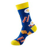 1 Pair Men Cotton Retro Abstract Oil Painting Art Socks Shout Modern Van Gogh Starry Night Happy Oil Painting Skateboard Sock