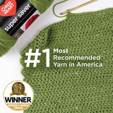 3-Pack Black Acrylic Yarn, 198g Each, Worsted Weight for Knitting Crochet Crafts