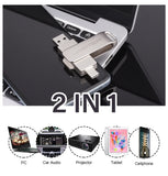 JASTER Metal USB TYPE-C 2 IN 1 Pen Drives 16GB silvery Flash Drive 64GB Commercial Affairs Gifts Memory Stick 4GB 8GB 32G U Disk