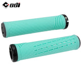 ODI CF Silicone Bicycle Grips Carbon Fiber Reinforced Handle Plugs MTB Anti-slip Lock-on Handlebar Cover Comfortable Bike Parts