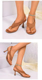 Women Sandals Fashion High Heels Sandals For Summer Women Shoes 2026 Ankle Strap Heel Zapatos Mujer Summer Footwear Women Pumps