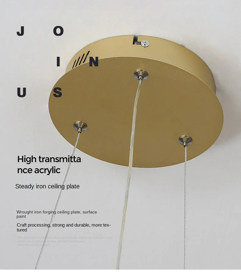 Personalized and Creative Clover Restaurant Pendant Light Nordic Modern and Minimalist Restaurant Hotel Art Bar LEDCeiling Light