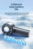2025 New Cooling Handheld Fan with Ice Pack and Silent Operation100 Portable High-Speed Fan USB Mini Fan