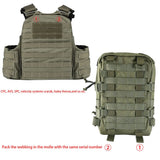 Mini Hydration Bag Tactical 2 In 1 Mini Hydration Pack Rip Away IFAK Medical Pouch 2L Water Bladder MOLLE Pouch Hunting Bag