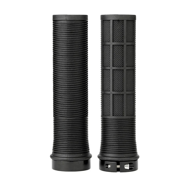 NPY Bicycle Handles Mtb Rubber Lock-on Grip Shockproof Non-slip Mountain/Road Bike Handle Cover Folding Balance Bike Accessories