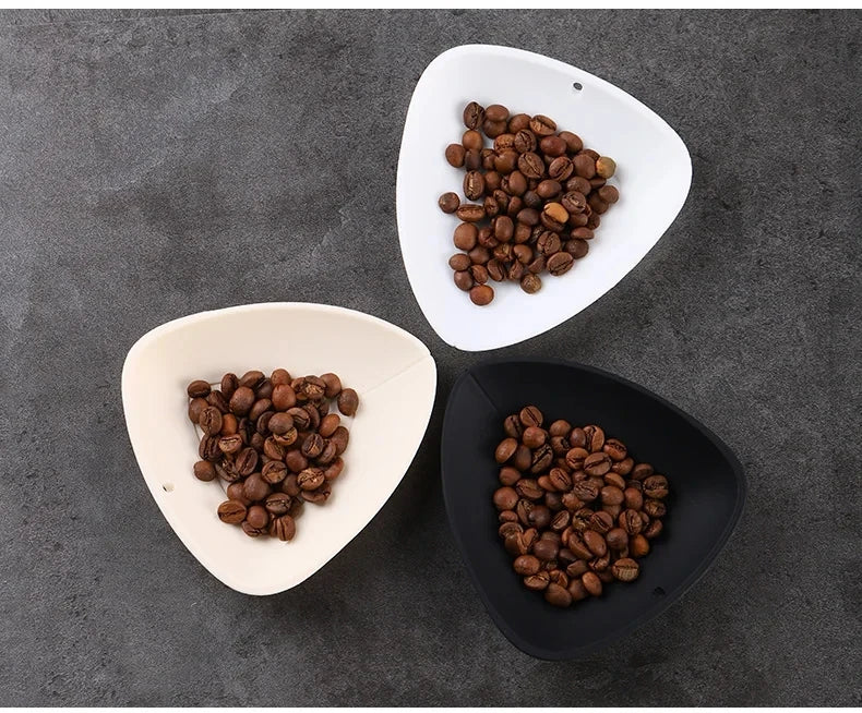 Coffee Bean Weighing Dish Beans Dose Trays Measuring Cup Handheld Coffee Container Spoon Shovel Tea Coffee Trays Precision Grind