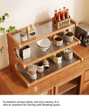 Bamboo Desktop Storage Rack Cup Dish Stationery Holder Books Shelf Bookcases Multi-layer Desk Organizer Office Home Supplies