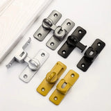 1pc Security Door Lock Handle Commercial Residential Grade Anti-Pick Lock with Adjustable 90°/180° Slide Indoor Outdoor Use