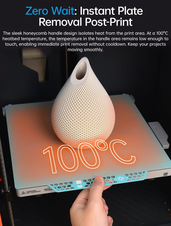 BIGTREETECH Panda Build Plate CryoGrip Pro Frostbite Cool Plate For BambuLab X2D P1 A1 X1 A1MINI Prusa XL Core One MK4 MK4S MK3