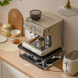 Creative Coffee Machine Storage Racks Wooden Countertop Cups Office Holders Racks Display Shelf Organizer Shelves Kitchen