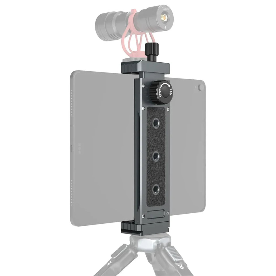 LEAPLIGHT Universal Aluminum Tablet Phone Stand Holder Clip Tripod Adjustable Bracket for Phones Ipro Tablets Tablet Holder