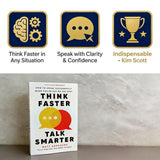 Think Faster Talk Smarter Book By Matt Abrahams Communication Skills Book | Master Impromptu Speaking on-the-Spot Communication