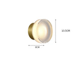 Nordic LED Wall Lamp Ceiling Light Acrylic Amber Jelly Grey Fixture Corridor Aisle Wall Sconces Commercial Decoration Lighting