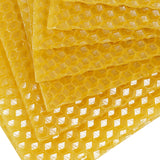 30-Pack Natural Beeswax Hive Foundations Beekeeper's Starter Kit 7.68x16.34" Beekeeping Sheets for Increased Honey Production