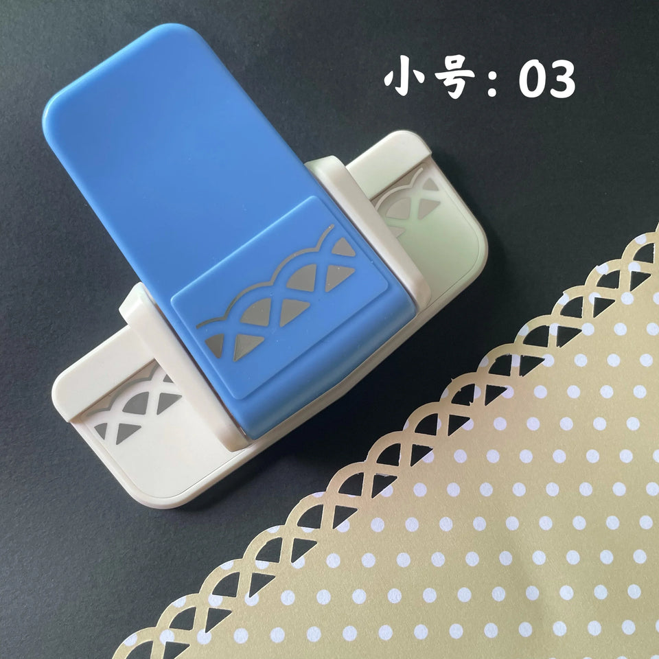Effort-saving Embossing Device Hollow Lace Edge Pressing Device Punching Device Diy Kindergarten Handmade Greeting Card
