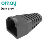 RJ45 Connector CAT6 CAT5e Connector Protective Cover Adapter Cap Ethernet Network Cable Plugs RJ45 Cat5/6 10 colour Sleeve
