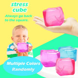 High Density Gel Ice Cube Square Decompression Vent Toy Squishy Stress Ball Squeeze Toys Stress Relief Sensory Toy squeeze toys