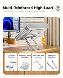 ORICO Foldable Laptop Stand Aluminum Alloy 360 Adjustable Notebook Stand Up to 17 inch Laptop Folding Desktop Support Holder