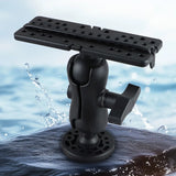 Fish Finder Mount Base Wear Resist 360 Degree Swivel Fish Finder Rack Universal Fishfinder Supporter for Marine Boat Kayak