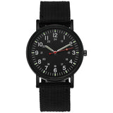 YIKAZE Military Men's Watches Luminous Shock Resistant Men Sports Watches Canvas Strap Simple Outdoor Quartz Wristwatch for man