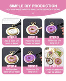 1.76oz UV Resin kits with lamp Epoxy Resin Glue  waterproof, UV-enhanced curing DIY Jewelry Making High Transparency Fast Drying High Hardness For Bonding Glass Metal Wood DIY Crafts Decor 1-5pcs.