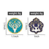 2-6pcs/set Hobby Collection Enamel Pins Reading Book Iced Coffee Knit Brooch Hiking Badges Music Korean Girls Band Jewelry