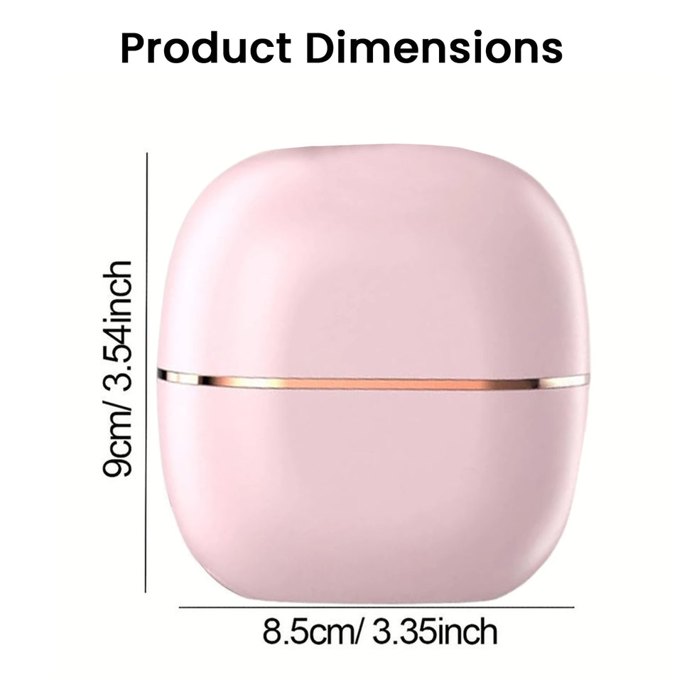 Wireless Hair Straightener Brush USB Rechargeable 30s Fast Heat 3 Temperature for Straight & Curly Hair Types Mini Travel Styler