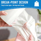 4 Gallon Small Trash Bags, 100 Count White Unscented Garbage Bag Liners for Bathroom and Home Use