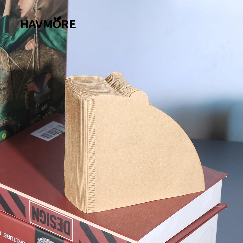 Clearance_100Pcs/pack coffee filter paper disposable filter paper drip coffee powder filter bag barista tool_Continuous updates