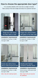 Bluetooth Electronic Glass LOCK Fingerprint Recognition Smart Lock Tuya APP Rfid Card Biometric Unlock for Glass Door Lock