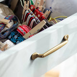 Antique Brass Cabinet Knobs Drawer Handles Zinc Alloy Pulls Mid-Century Modern Hardware for Kitchen and Bathroom Cupboard