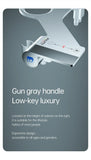 Bidet Attachment Ultra-Slim Toilet Seat Attachment Dual Nozzle Bidet Adjustable Water Pressure Non-Electric Ass Sprayer