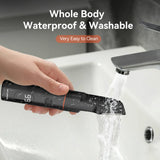 MAXGROOM 4 In 1 Body Hair Shaver Kits for Men Nose/Beard Hair Trimmer Electric  IPX6 Waterproof Groin Pubic Hair Shaver for Man