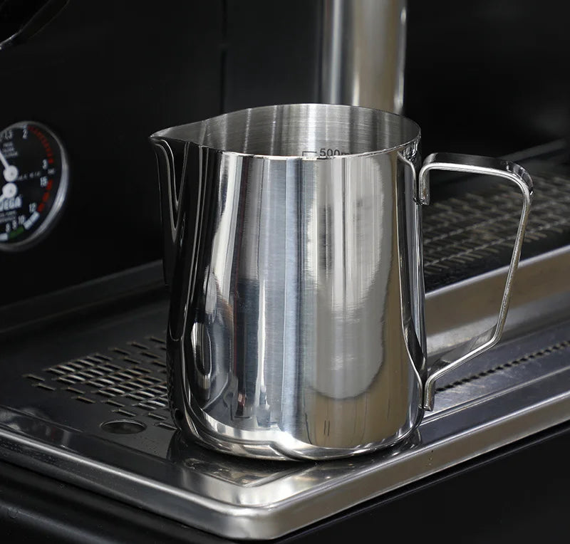 Coffee Milk Frothing Jug Latte Art Milk Frother Pitcher Stainless Steel Measurement Jug Espresso Barista Tool Coffee Accessories