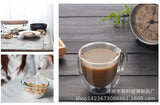 150/250/350/450ml Heat Resistant Double Wall Coffee Cup Transparent Glass Whiskey Tea Milk Cups Cold Beverage Wine Mug Drinkware