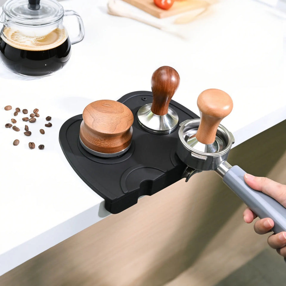 Espresso Tamper Mat Coffee Tamping Silicone Coffee Tamping Mat for Espresso Machine Accessories Tamp Mat for Barista Tools
