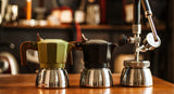 capsulone 2 ways use steam milk foam pot Moka Pot milk frother for coffee milk Latte art color black