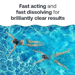 52037R Pool Care Shock Advanced Swimming Pool Chemical Cal Hypo Formula Prevents Bacteria Algae Restores Crystal 1lb (12 Pack)