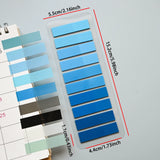 Colorful Transparent Memo Pads Self-Adhesive Sticky Notes Index 200-4000 Sheets for Office School Stationery